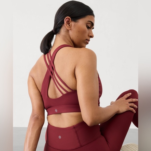 NWT Athleta Train Free Redwood Bra Size Medium( Best for A-C Cups) - Picture 4 of 8
